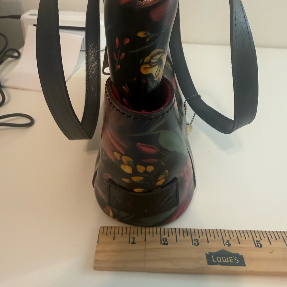 Patricia Nash Black and Red Floral Tote - Picture 16 of 16